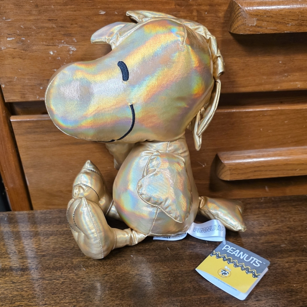 Peanuts Shimmering Gold Woodstock Plush